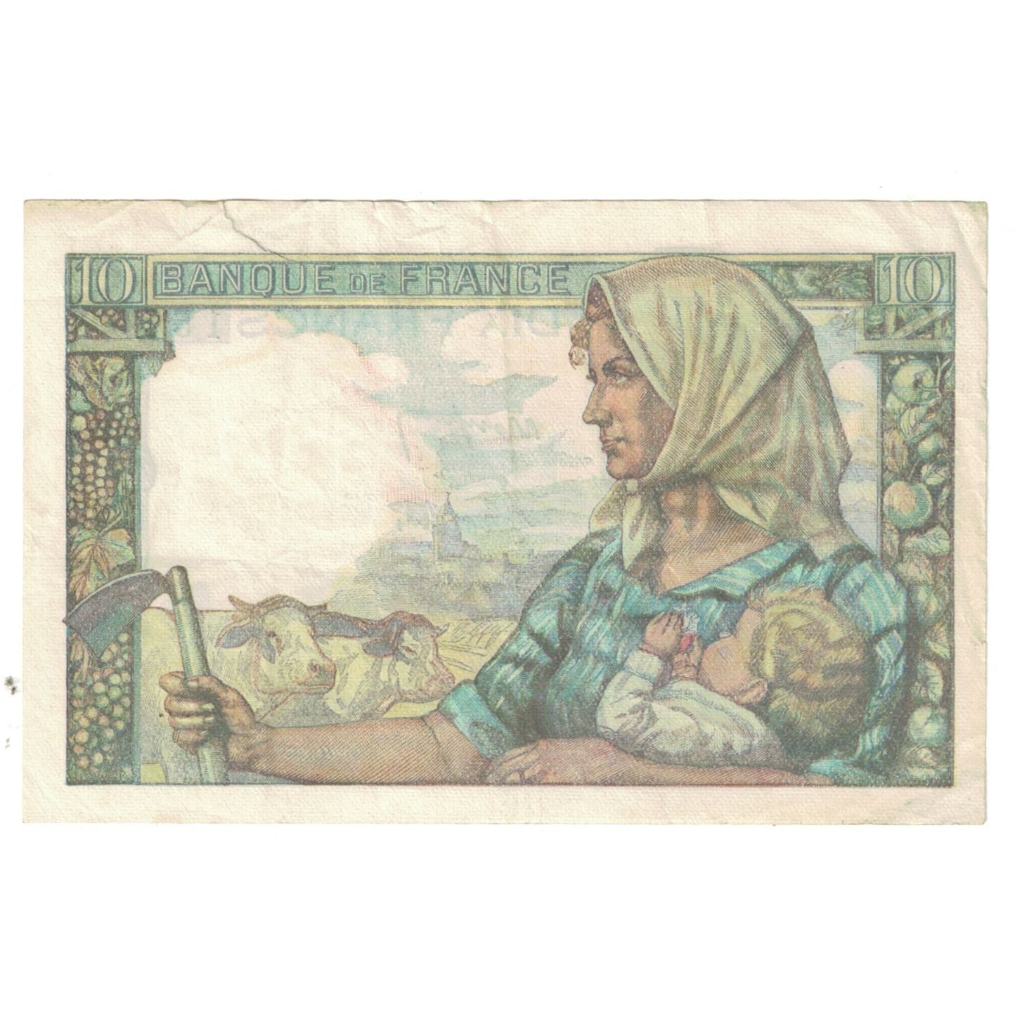 France, 10 Francs, Mineur, 1947, S.154, VF(30-35), KM:99f