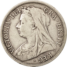 Great Britain, Victoria, 1/2 Crown, 1900, VF(30-35), Silver, KM:782