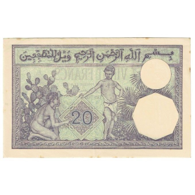 Banknote, Algeria, 20 Francs, 1928, 1928-09-14, KM:78c, EF(40-45)