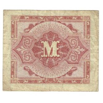 Biljet, Duitsland, 1 Mark, 1944, KM:192a, TB+