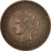 France, Cérès, 10 Centimes, 1890, Paris, EF(40-45), Bronze, KM:815.1,Gadoury265a