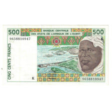 Banknote, West African States, 500 Francs, 1994, KM:710Kd, UNC(60-62)