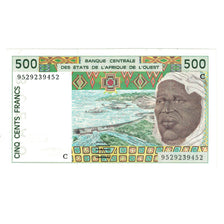 Nota, Estados da África Ocidental, 500 Francs, KM:110Ae, UNC(63)