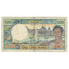 Banknote, New Caledonia, 500 Francs, Undated (1969-92), KM:60a, VF(20-25)