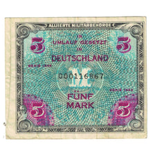 Banconote, Germania, 5 Mark, 1944, KM:193a, MB+