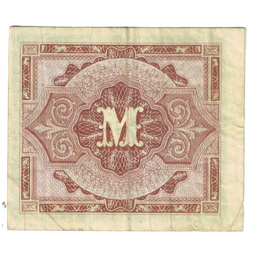 Banconote, Germania, 5 Mark, 1944, KM:193a, MB+