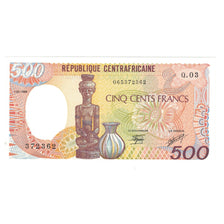 Banknote, Central African Republic, 500 Francs, 1989, 1989-01-01, KM:14d
