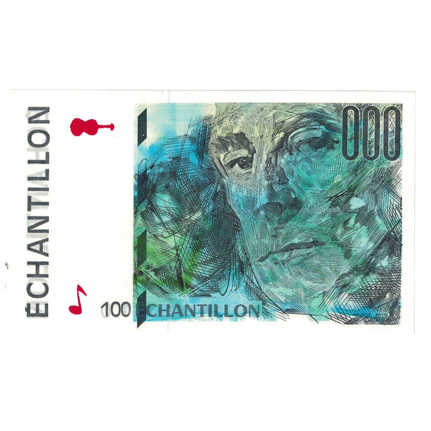 France, 100 Francs, ECHANTILLON BILLET, UNC(65-70)