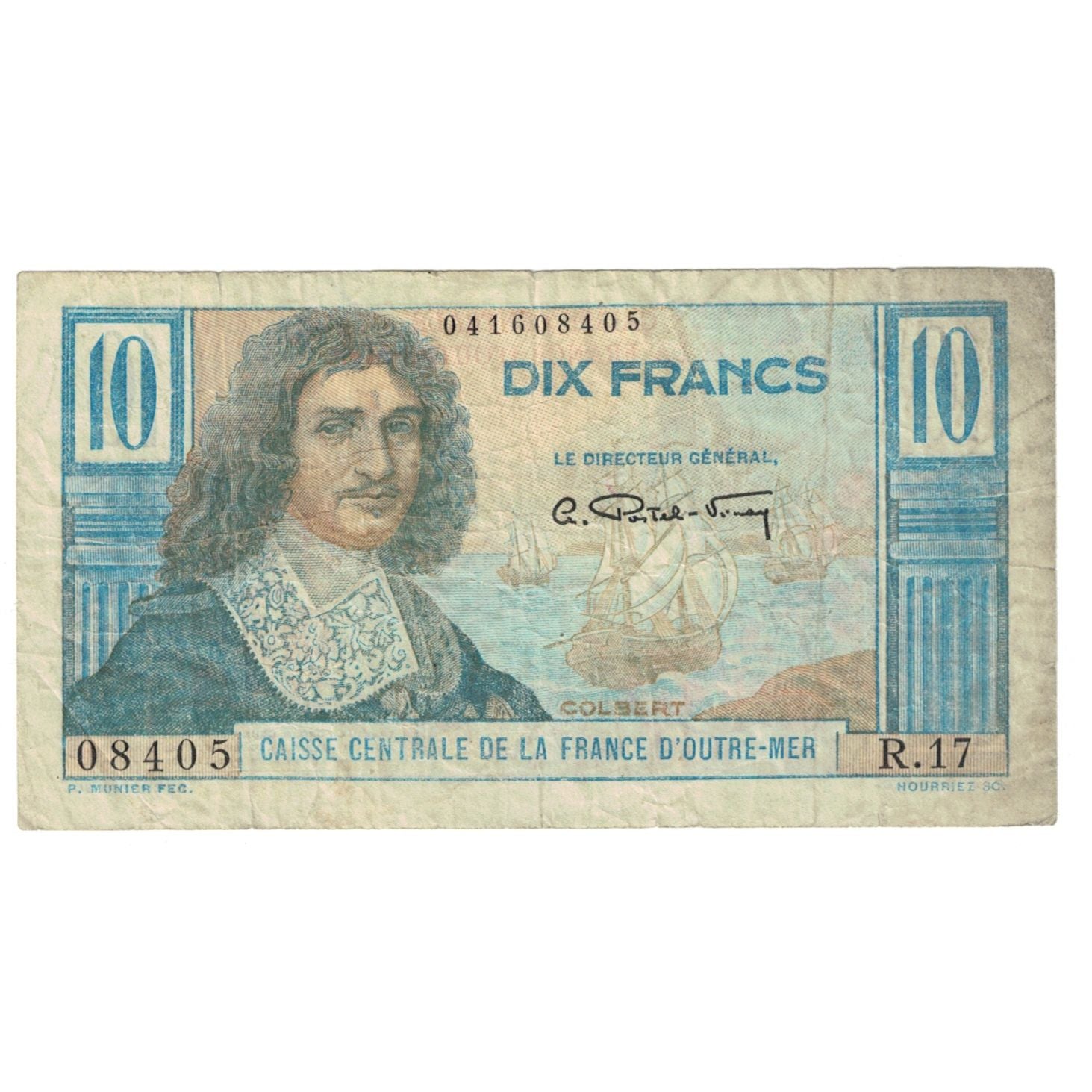 Banknote, French Equatorial Africa, 10 Francs, KM:21, EF(40-45)