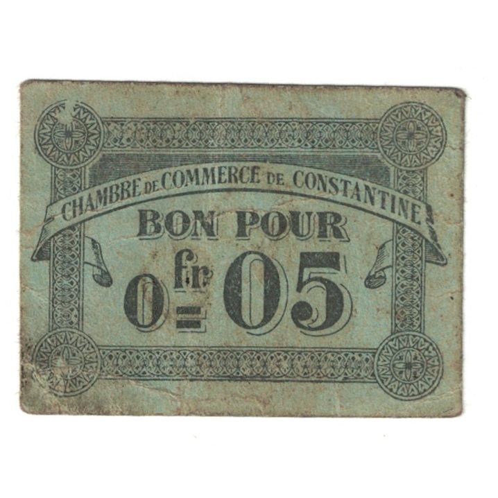 Banknote, Algeria, 5 Centimes, 1915, 1915-10-12, VF(30-35)