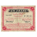 Banknote, Tunisia, 1 Franc, 1919, 1919-03-17, KM:36a, EF(40-45)