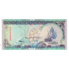Billet, Maldives, 5 Rufiyaa, KM:18d, NEUF