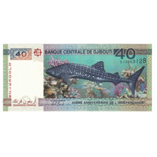 Billet, Djibouti, 40 Francs, NEUF