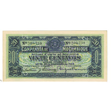 Banknote, Mozambique, 20 Centavos, 1933, 1933-11-25, KM:R29, UNC(60-62)