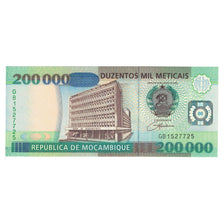 Banknot, Mozambik, 200,000 Meticais, 2003, 16.6.2003, KM:141, UNC(65-70)