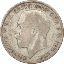 Great Britain, George V, Florin, Two Shillings, 1923, VF(20-25), Silver, KM:817a