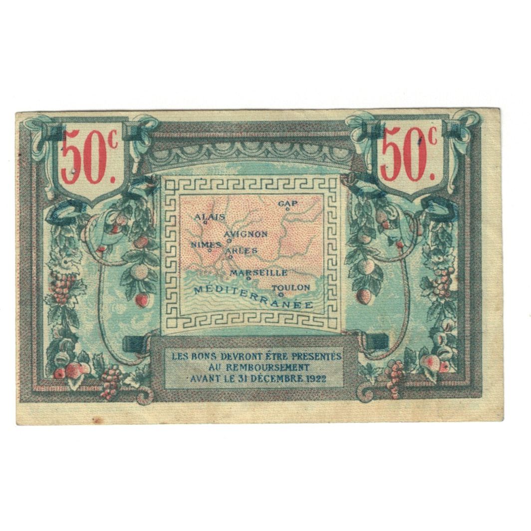 France, Région Provençale, 50 Centimes, Chambre de commerce / Région