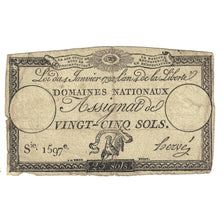 France, 25 Sols, 1792, SERIE 1597, VF(20-25), KM:A55