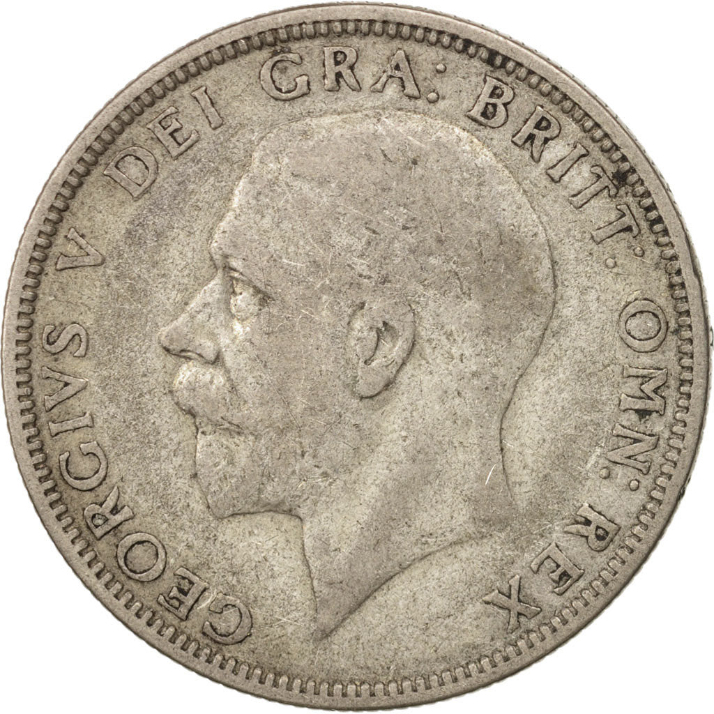 Great Britain, George V, Florin, Two Shillings, 1929, EF(40-45), Silver, KM:834