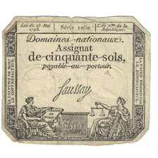 Francia, 50 Sols, 1793, SERIE 1080, BB, Fayette:ass42e, KM:A70a