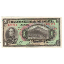 Banknote, Bolivia, 1 Boliviano, 1928, 1928-07-20, KM:118a, UNC(65-70)