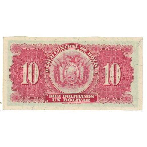 Billete, 10 Bolivianos, 1928, Bolivia, 1928-07-20, KM:130, MBC+