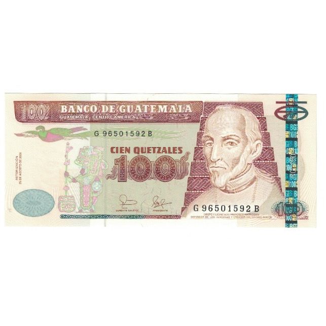 Billete, 100 Quetzales, 2006, Guatemala, 2006-08-25, KM:114b, UNC