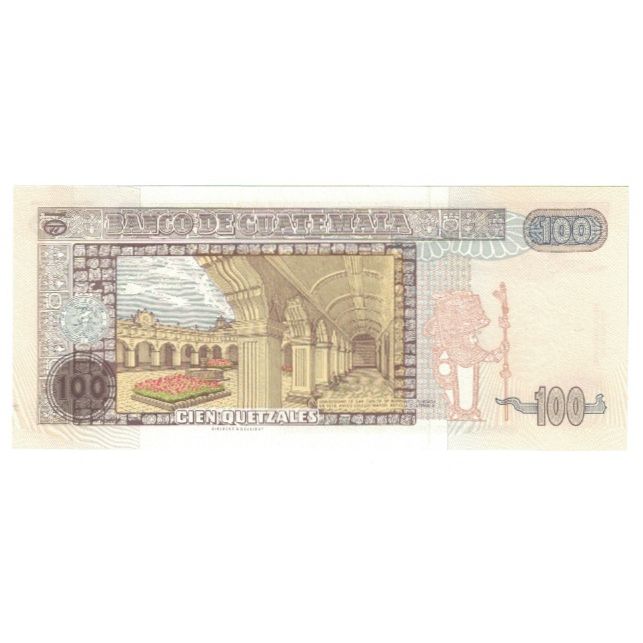 Billete, 100 Quetzales, 2006, Guatemala, 2006-08-25, KM:114b, UNC