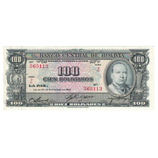 Billete, 100 Bolivianos, 1945, Bolivia, 1945-12-20, KM:147, UNC