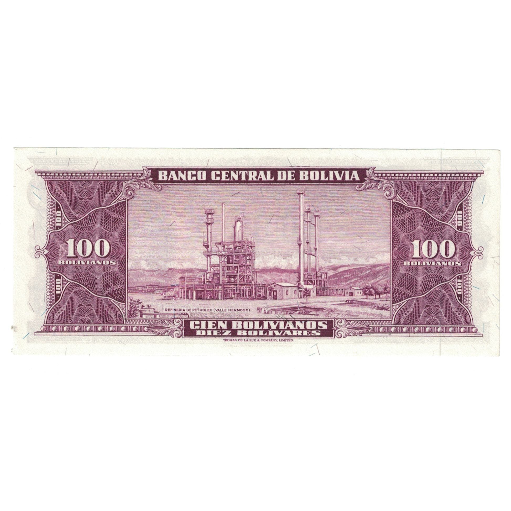Billete, 100 Bolivianos, 1945, Bolivia, 1945-12-20, KM:147, UNC
