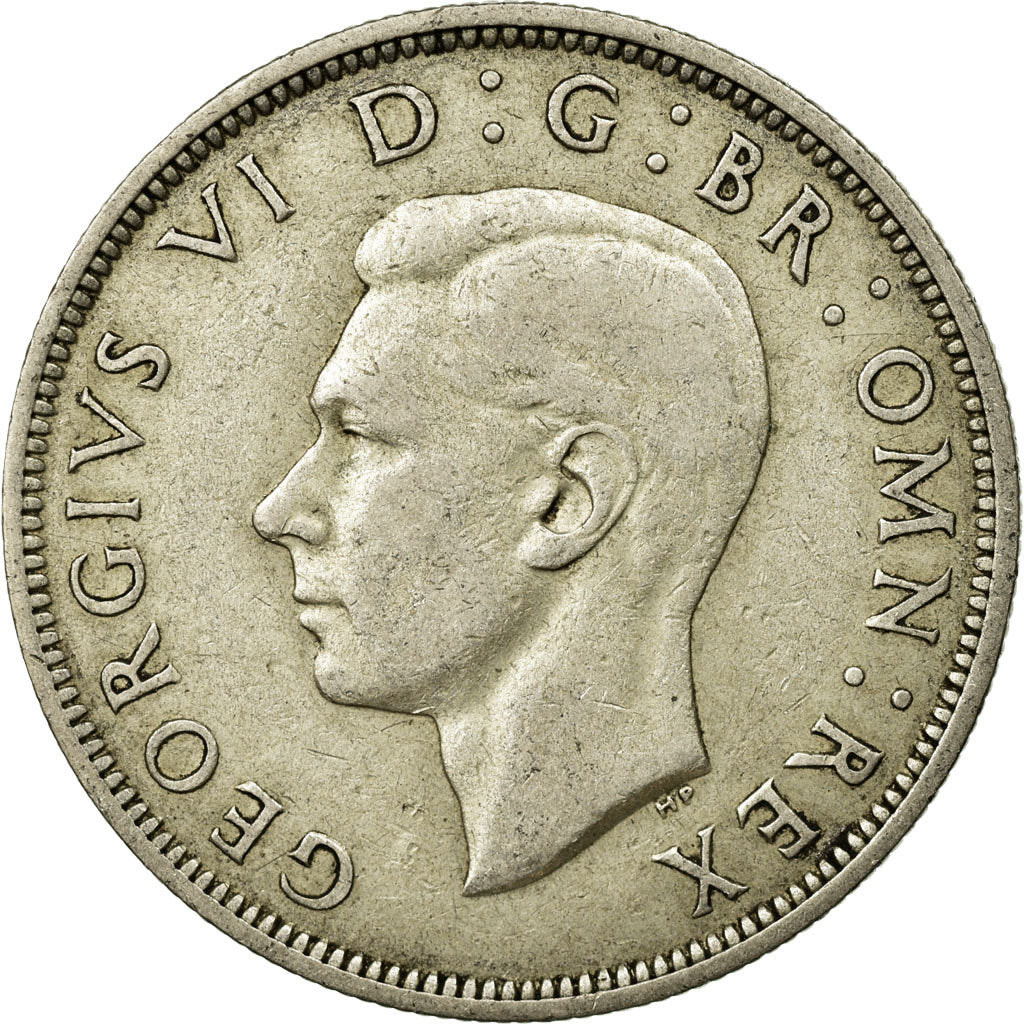 Coin, Great Britain, George VI, 1/2 Crown, 1940, EF(40-45), Silver, KM:856