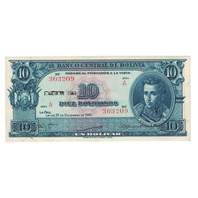 Banconote, Bolivia, 10 Bolivianos, 1945, 1945-12-20, KM:139a, FDS