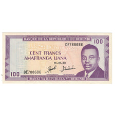 Nota, Burundi, 100 Francs, 1990, 1990-07-01, KM:29c, UNC(65-70)