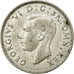 Coin, Great Britain, George VI, Florin, Two Shillings, 1944, AU(50-53), Silver
