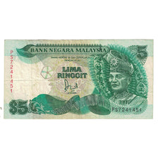 Biljet, Maleisië, 5 Ringgit, Undated (1986-89), KM:28b, TB
