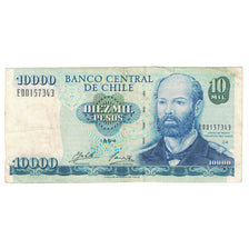 Banknote, Chile, 10,000 Pesos, 1994, KM:157c, EF(40-45)