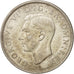 Great Britain, George VI, Florin, Two Shillings, 1944, AU(55-58), Silver, KM:855