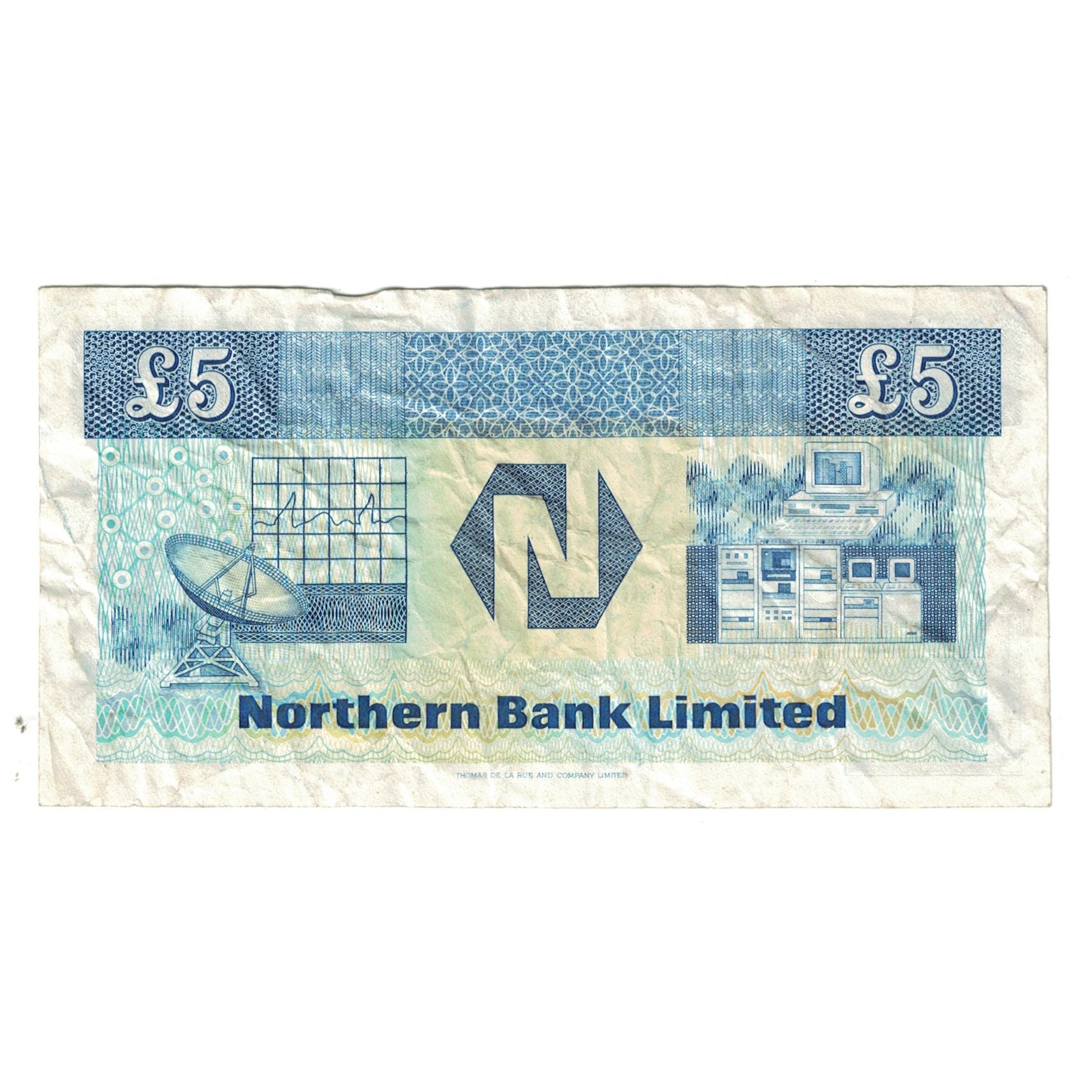 Banconote, Irlanda del Nord, 5 Pounds, 1989, 1989-08-24, KM:193a, BB
