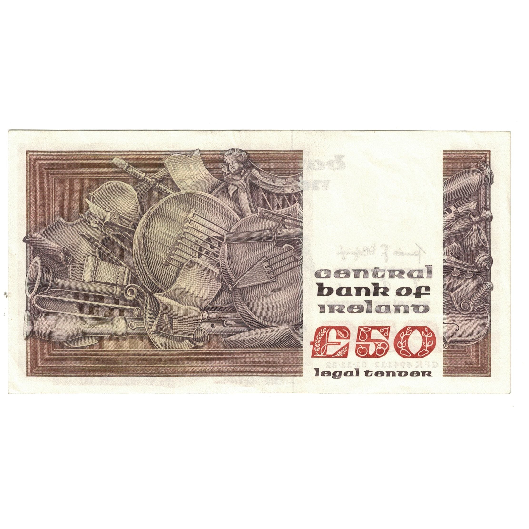 Banknote, Ireland - Republic, 50 Pounds, 1982, 1982-11-01, KM:74a, AU(55-58)