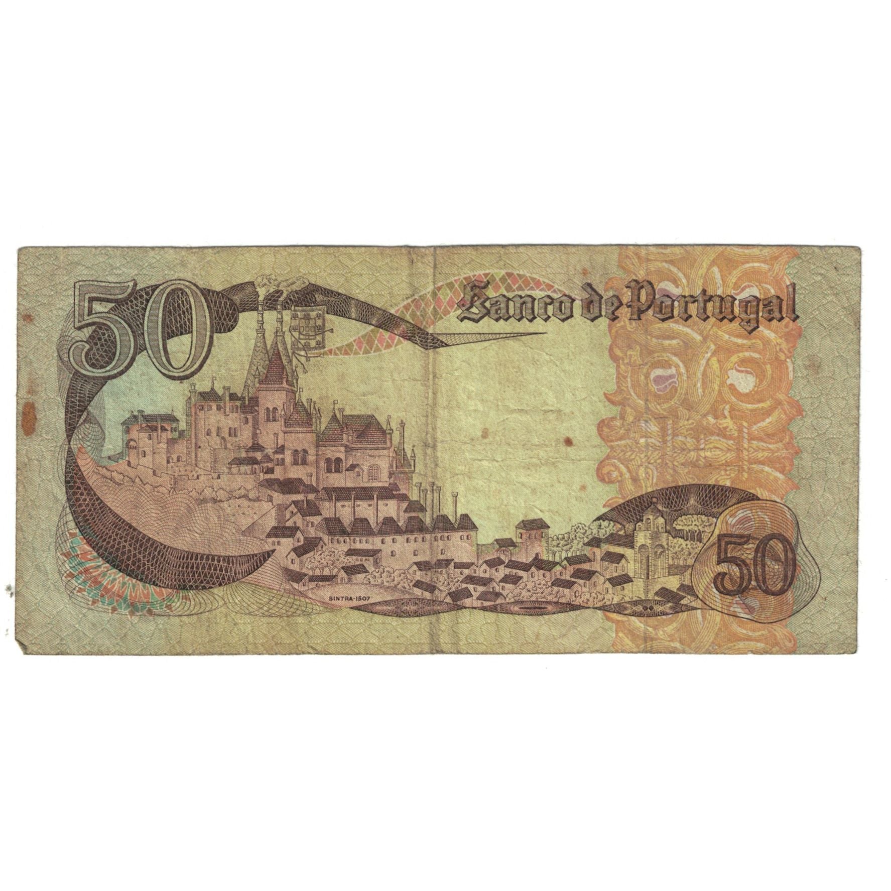 Banknot, Portugal, 50 Escudos, 1980, 1980-02-01, KM:174b, F(12-15)