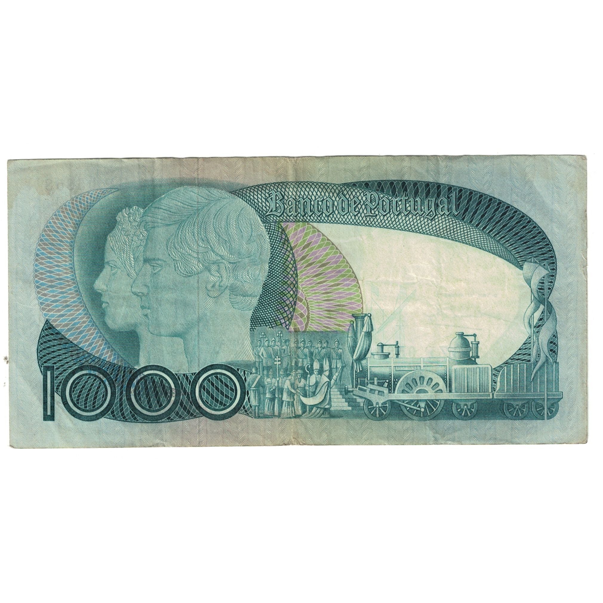 Banknote, Portugal, 1000 Escudos, 1968, 1968-05-28, KM:175a, EF(40-45)