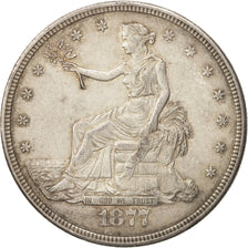 Moneda, Estados Unidos, Trade Dollar, Dollar, 1877, U.S. Mint, San Francisco