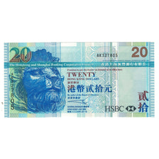 Geldschein, Hong Kong, 20 Dollars, 2003, 2003-07-01, KM:207a, UNZ