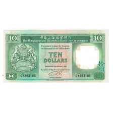 Biljet, Hong Kong, 10 Dollars, 1990, 1990-01-01, KM:191c, SPL
