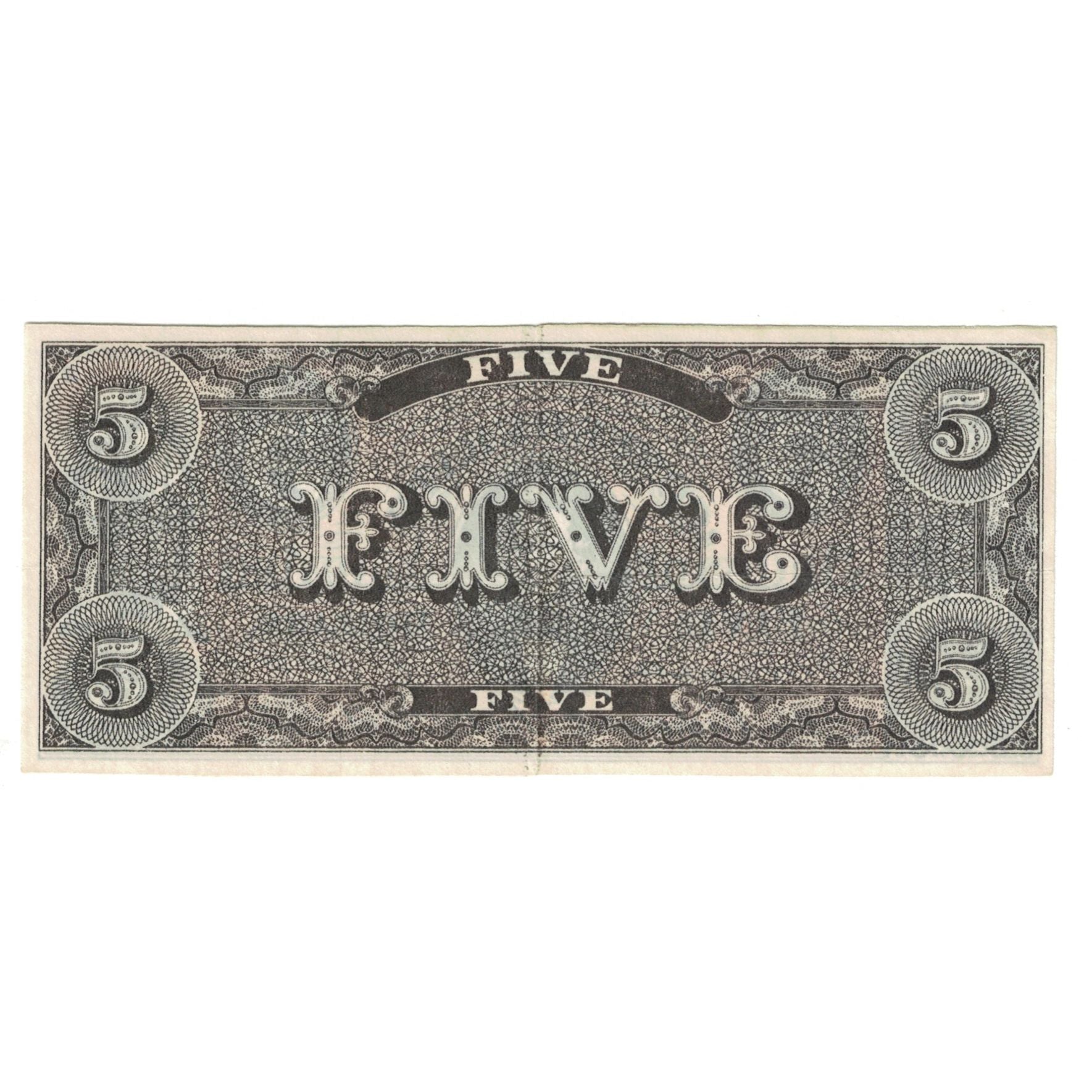 Biljet, Confederale Staten van Amerika, 5 Dollars, 1861, 1861-09-02, FAKE, SPL