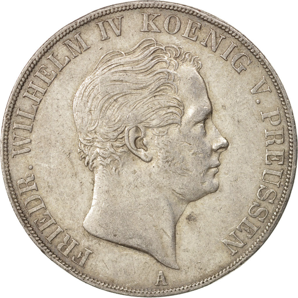 German States, PRUSSIA, Friedrich Wilhelm IV, 2 Thaler,3-1/2 Gulden,1851,KM440.2