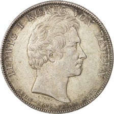 German States, BAVARIA, Ludwig I, Thaler, 1829, AU(55-58), Silver, KM:738