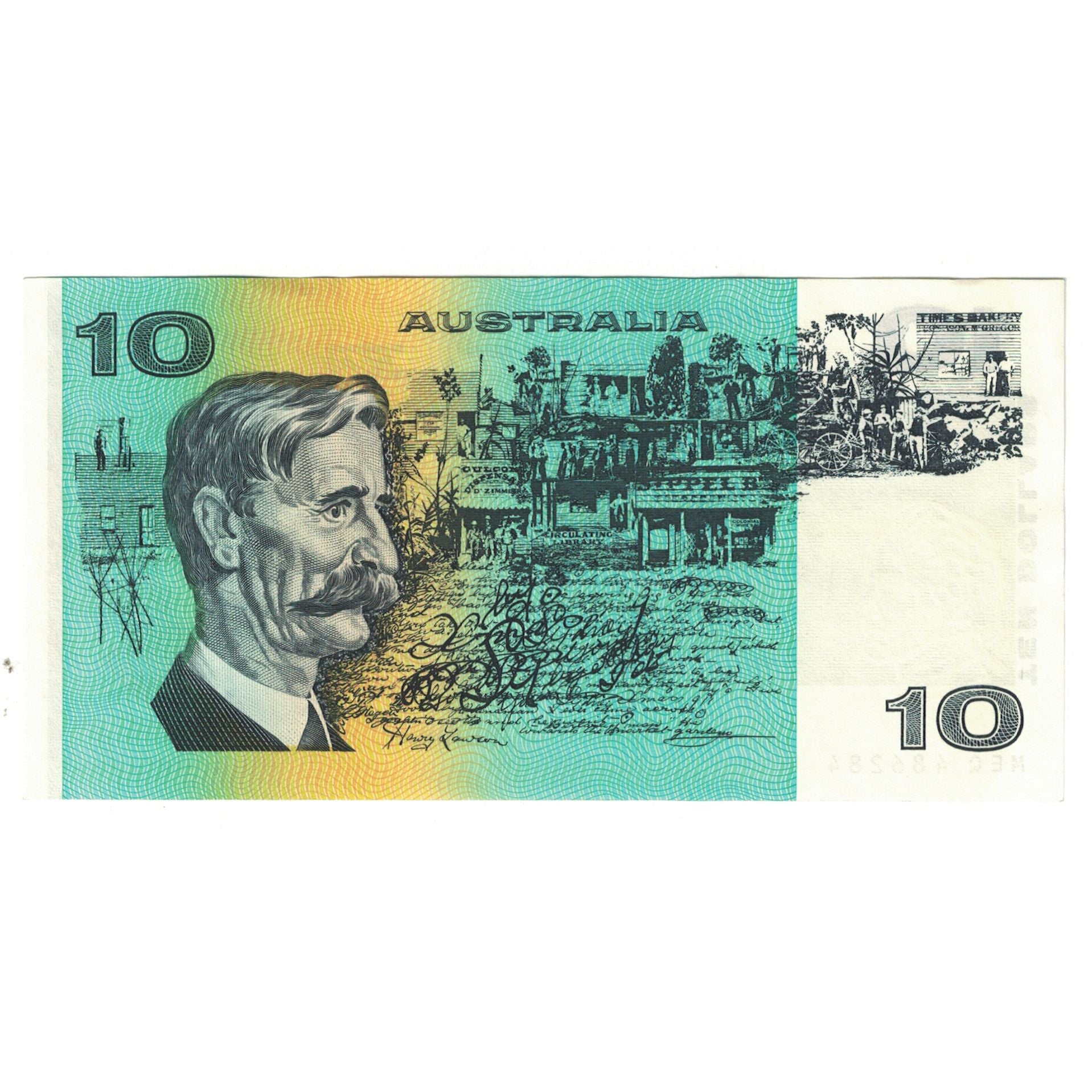 Geldschein, Australien, 10 Dollars, KM:45b, UNZ