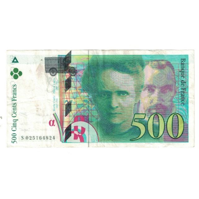 Francja, 500 Francs, Pierre et Marie Curie, 1994, S025164824, EF(40-45)