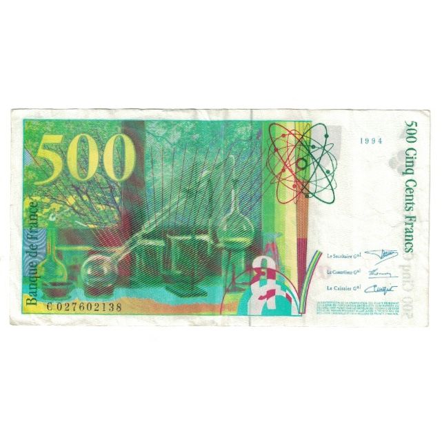 Frankrijk, 500 Francs, Pierre et Marie Curie, 1994, C027602138, TTB